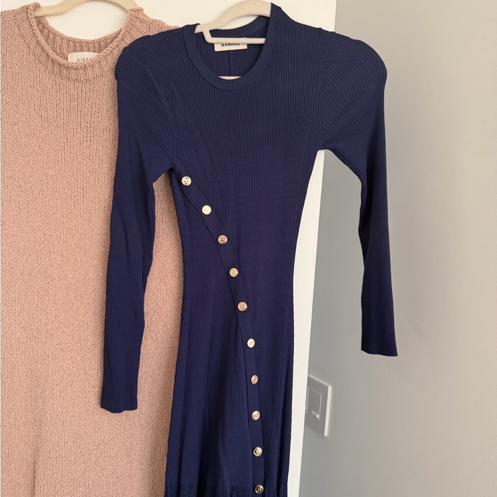 Sandro blue dress